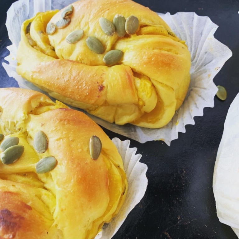 かぼちゃのバブルブレッドのレシピ